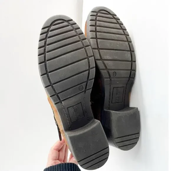 Stylish Tan Ankle Boots with Zipper and Buckle - Picture 3 of 10